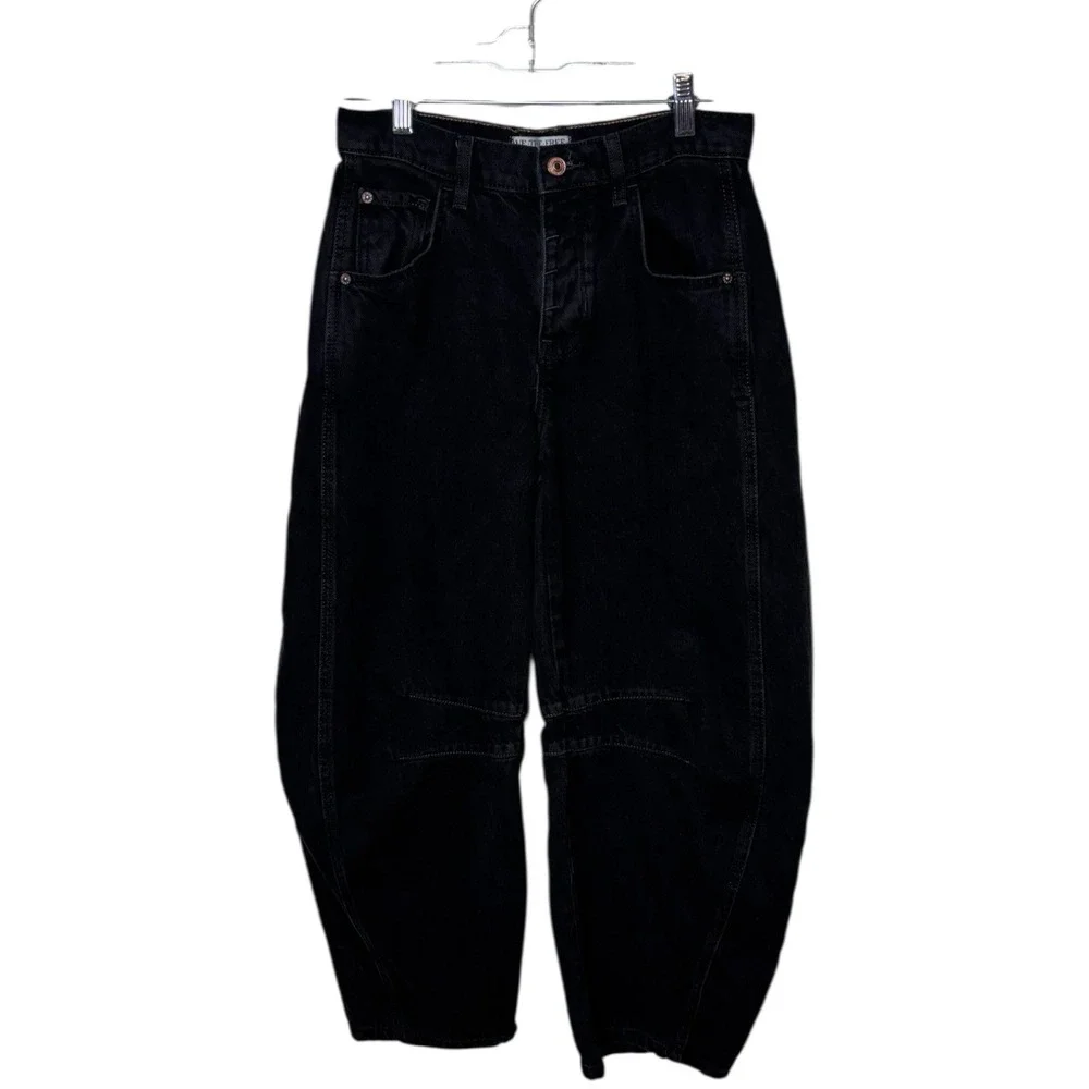 We The Free Good Luck Mid-Rise Barrel Jeans Size 25 - Picture 3 of 7